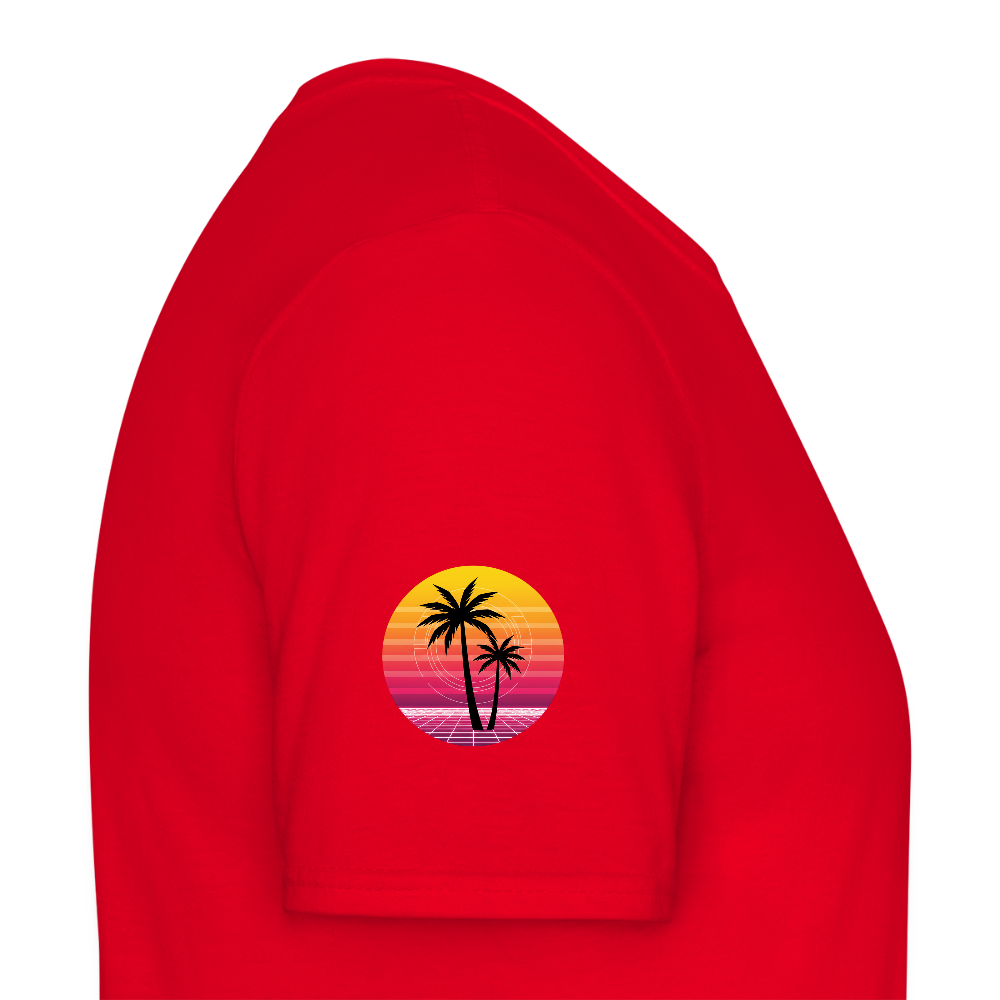 Men's T-Shirt beach - red