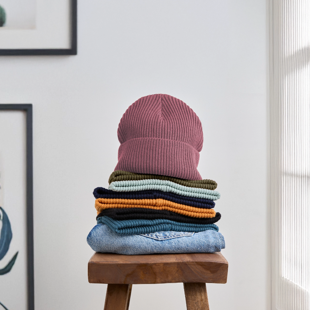 Stanley/Stella Unisex Organic FISHERMAN BEANIE - hibiscus rose
