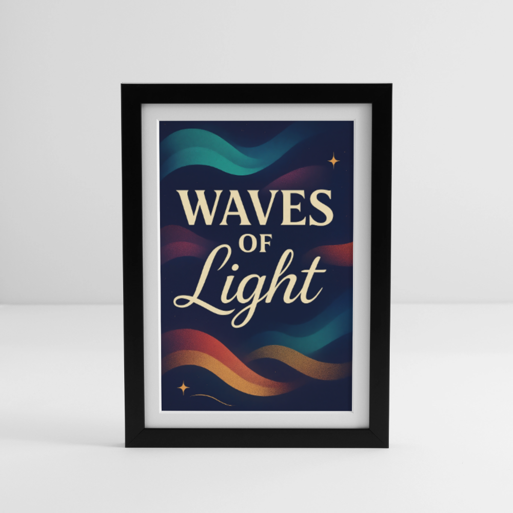 Framed poster (27 × 37 cm) - black
