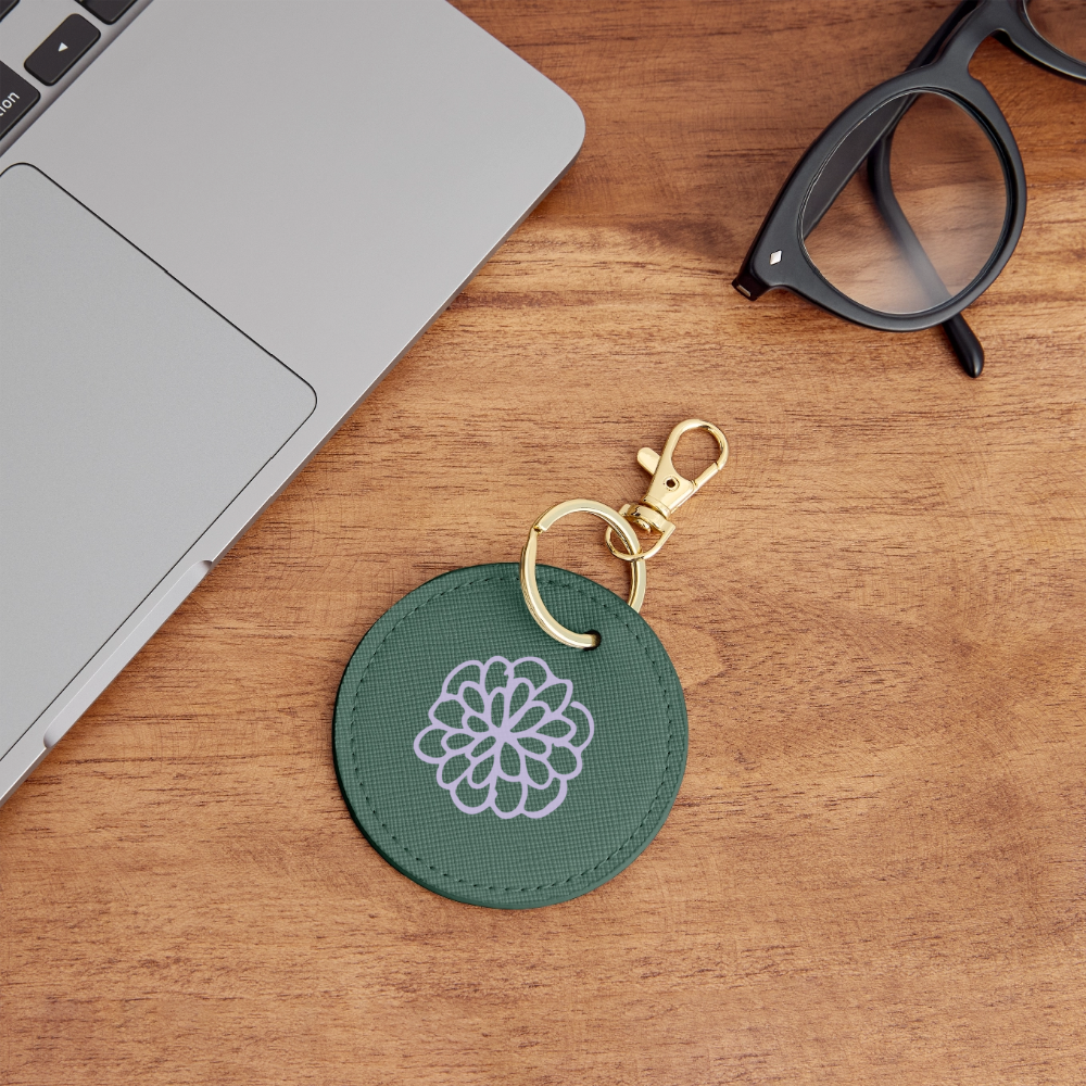 BOUTIQUE Keyring BLOSSOMS - evergreen