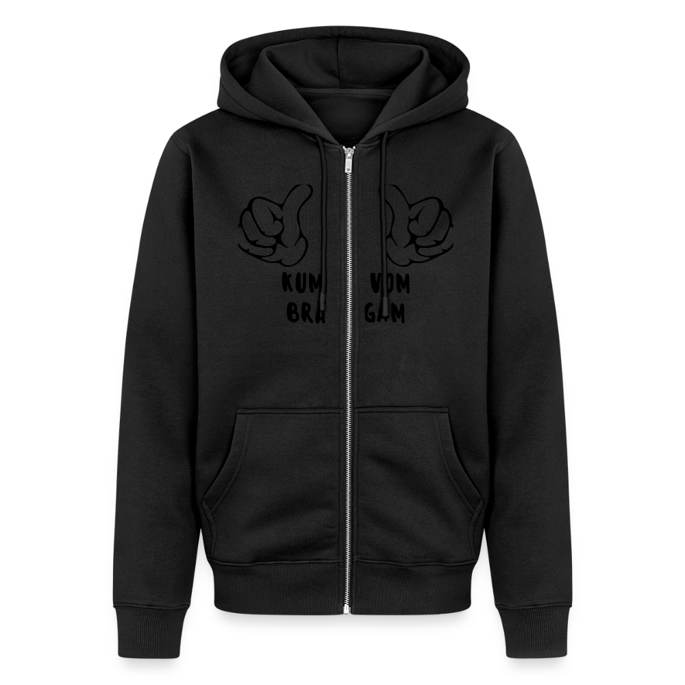 Men's Premium Hooded Jacket - black