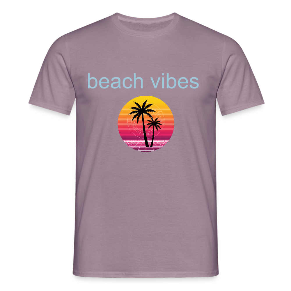 Men's T-Shirt beach - purple-grey 