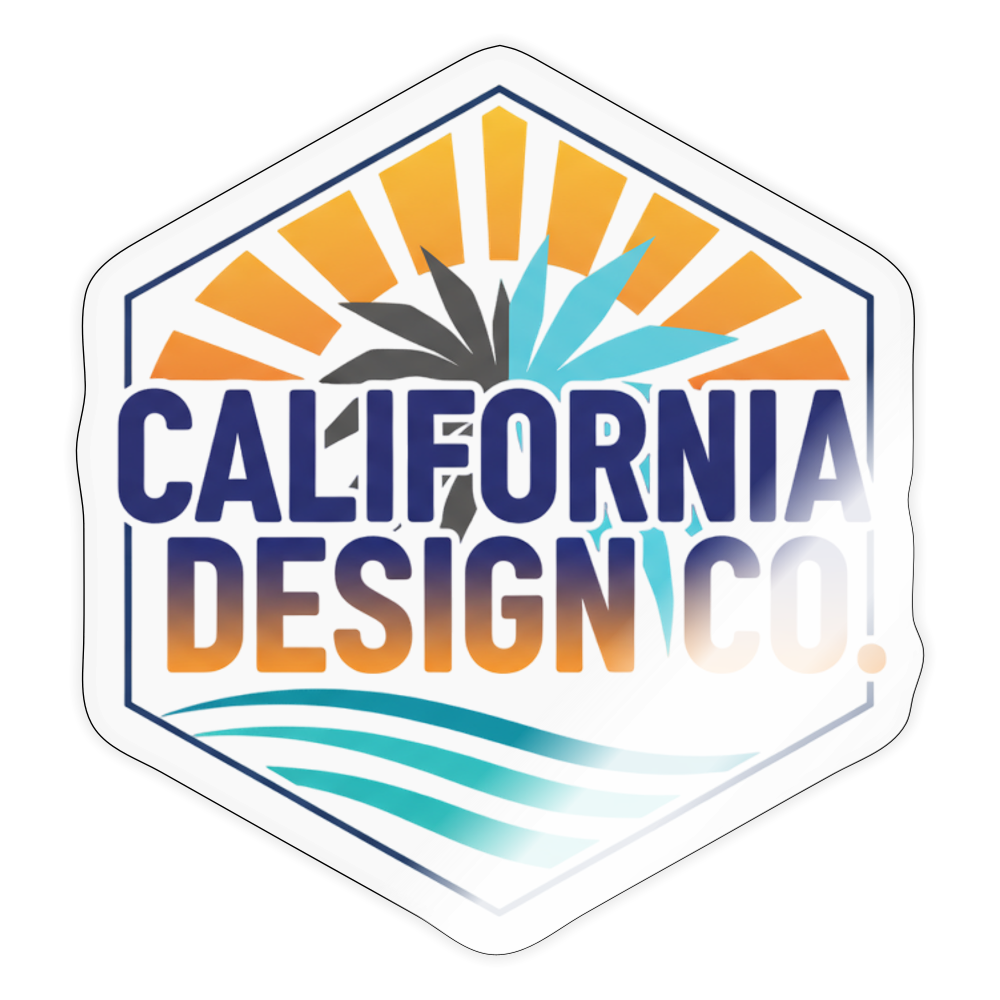 Sticker cali - transparent glossy