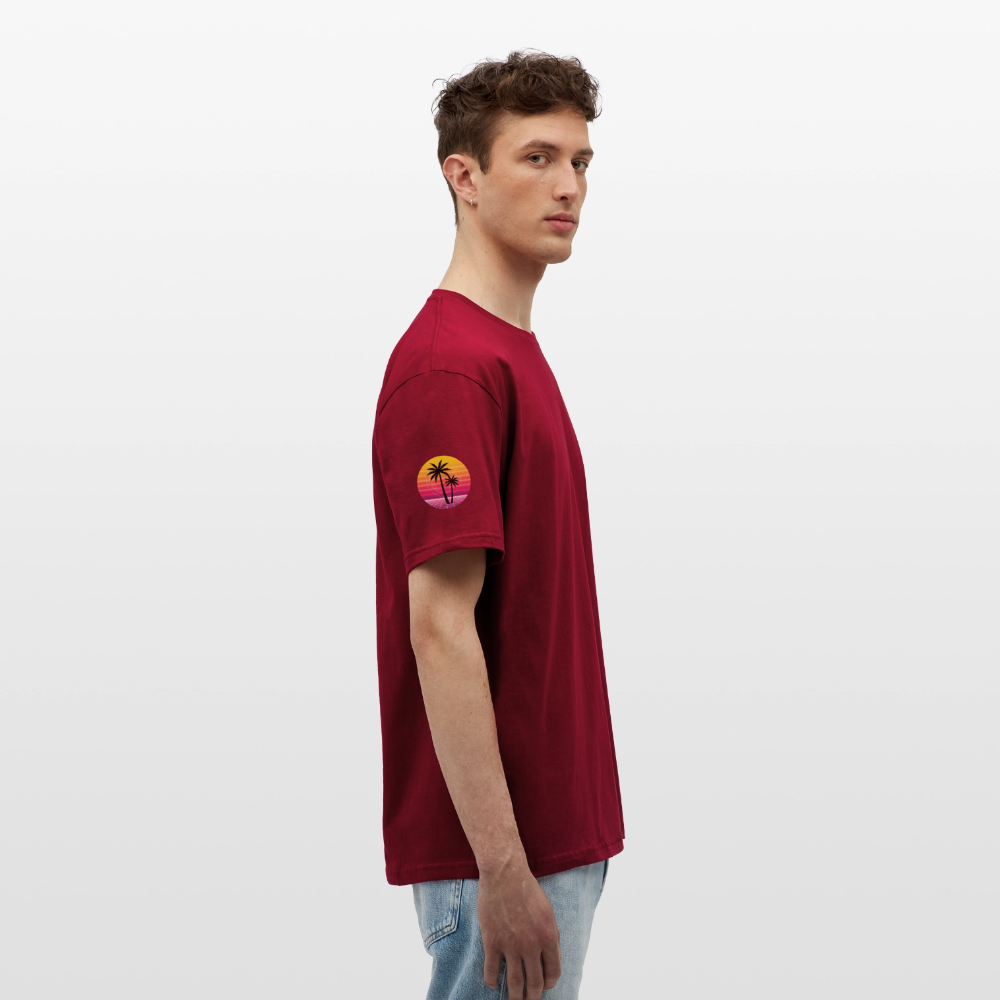 Men's T-Shirt beach - brick red