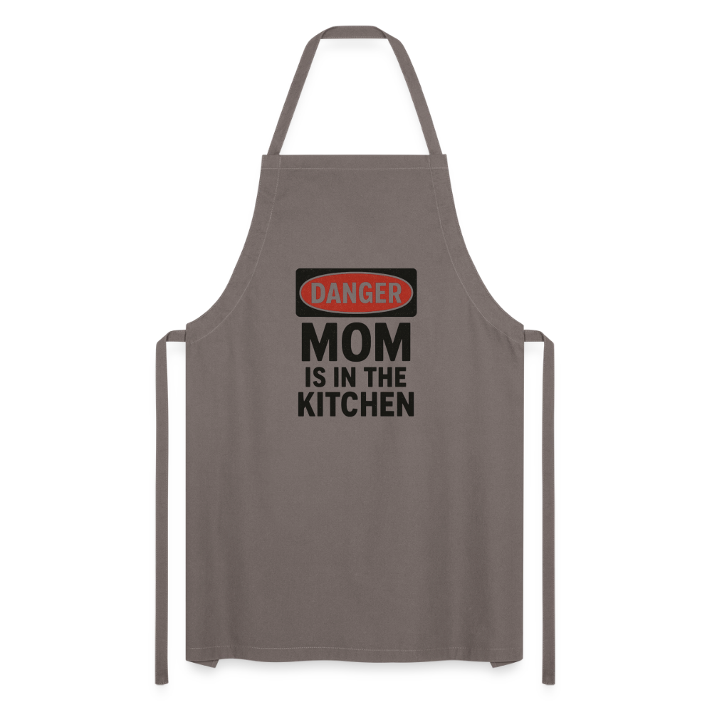 Cooking Apron MOM - grey