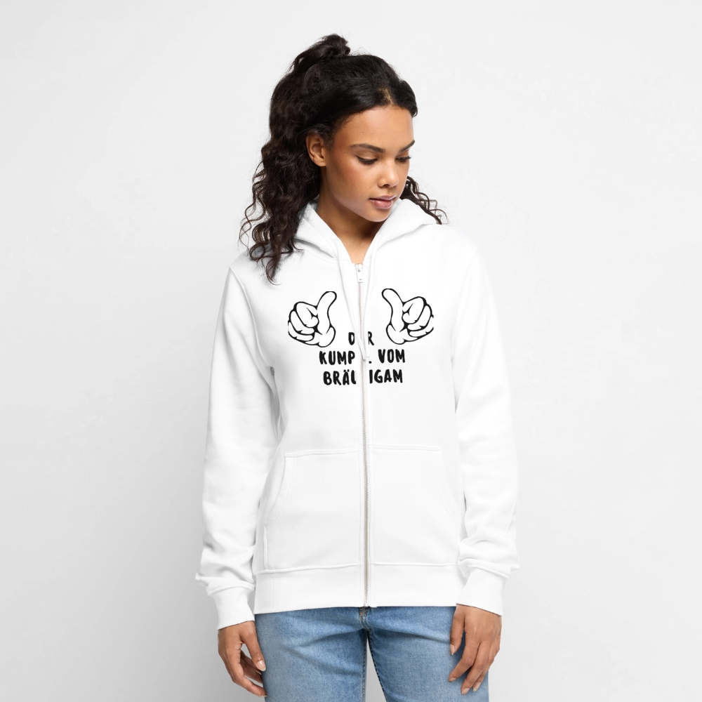 Men's Premium Hooded Jacket - white