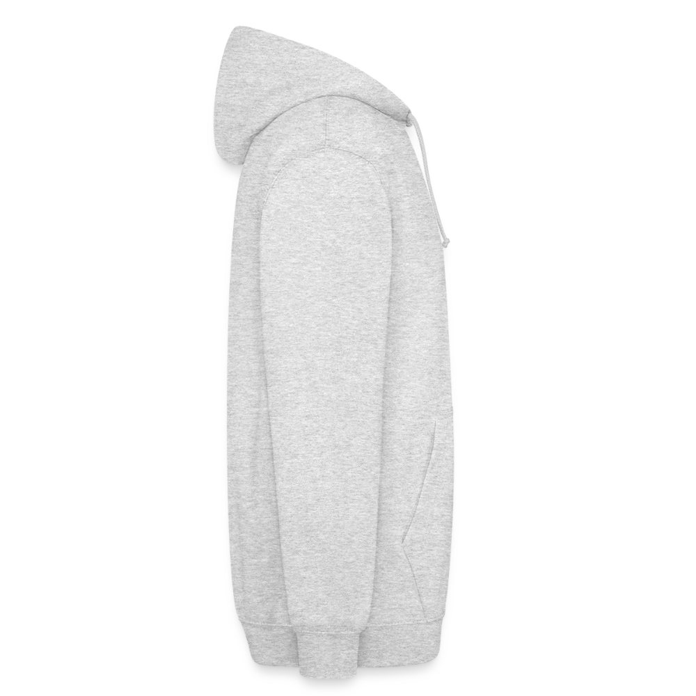 Unisex Hoodie Never say never - light heather grey