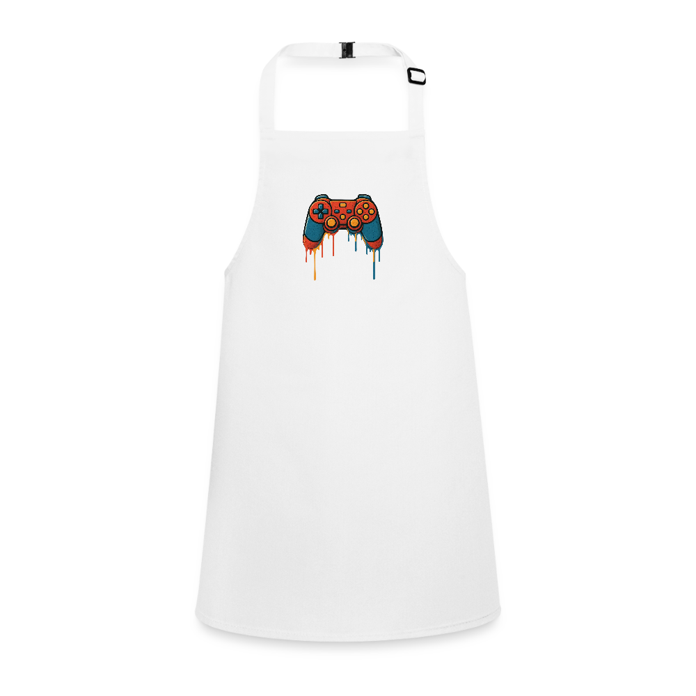 Children’s Apron GAMING - white