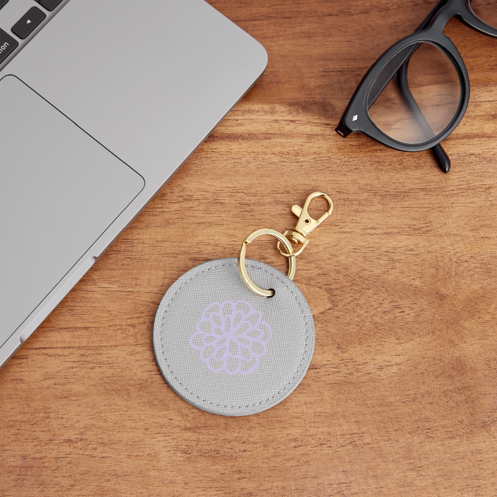 BOUTIQUE Keyring BLOSSOMS - grey