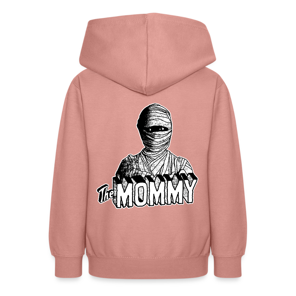 Teen Hoodie - dusky rose