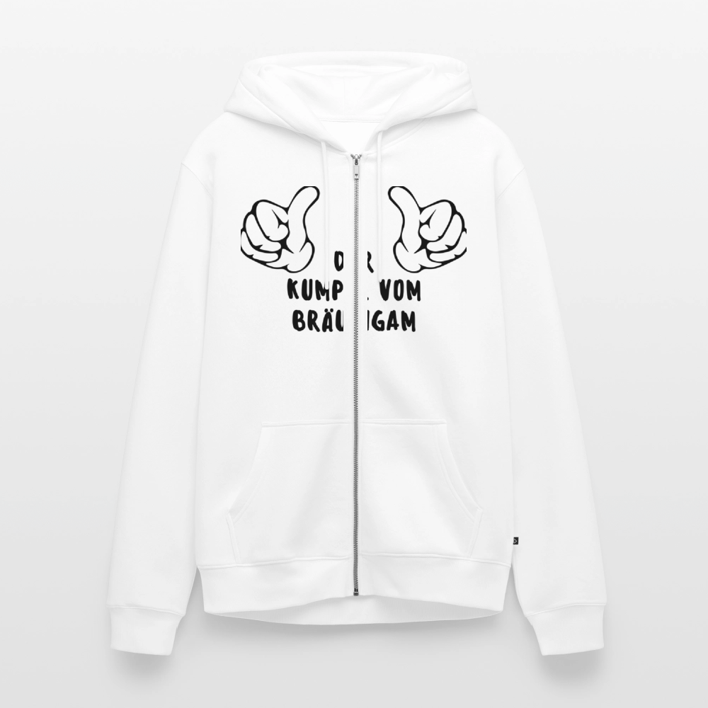 Men's Premium Hooded Jacket - white