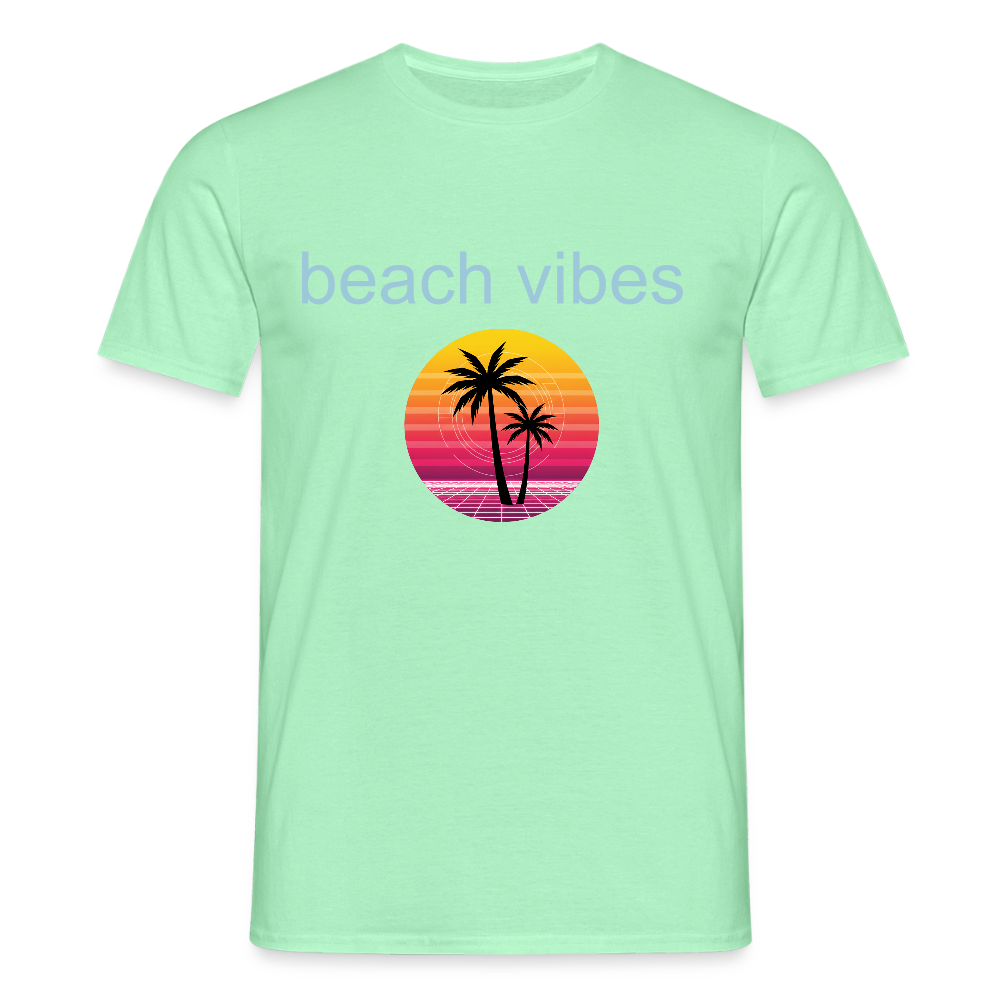 Men's T-Shirt beach - mint green