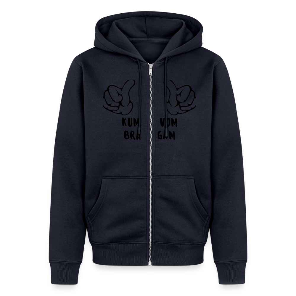 Men's Premium Hooded Jacket - navy
