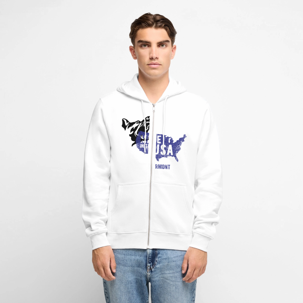 Men's Premium Hooded Jacket - white