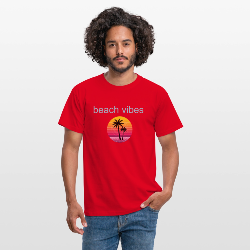 Men's T-Shirt beach - red