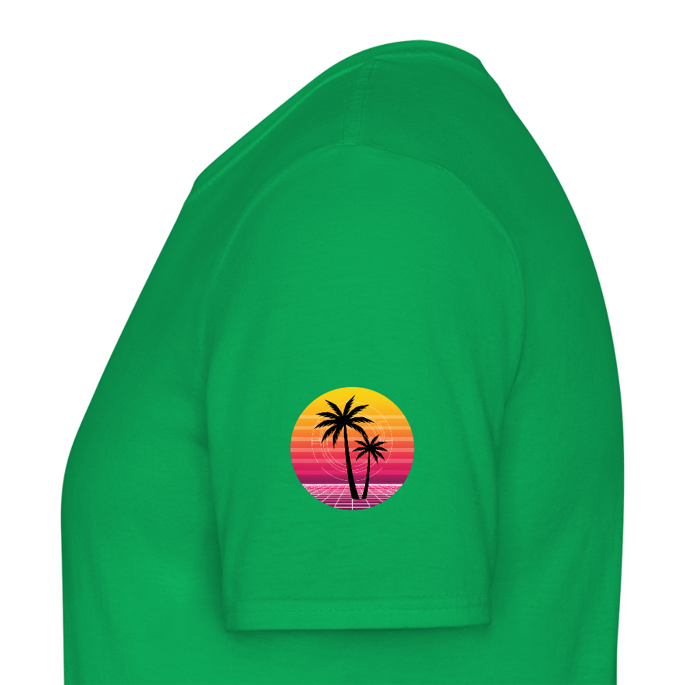 Men's T-Shirt beach - kelly green