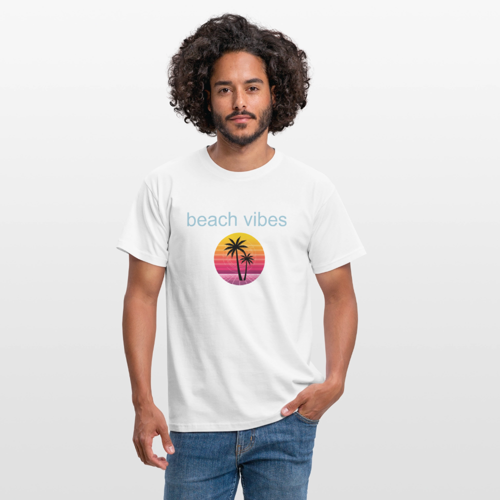 Men's T-Shirt beach - white