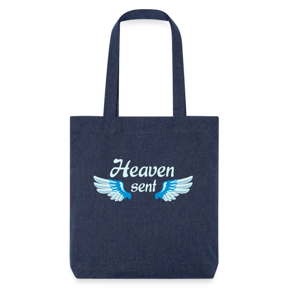 Stanley/Stella Heavyweight Recycled Tote Bag - melange blue