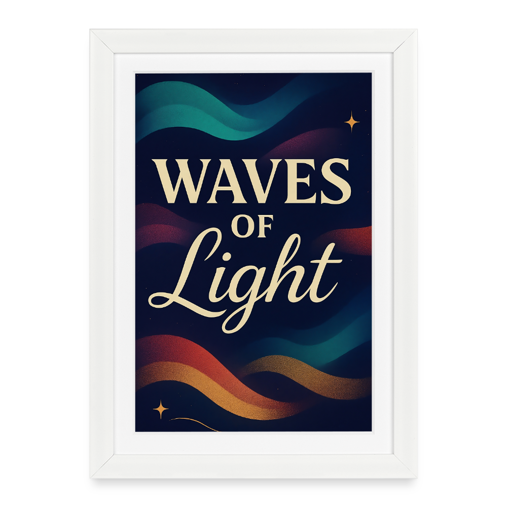 Framed poster (27 × 37 cm) - white