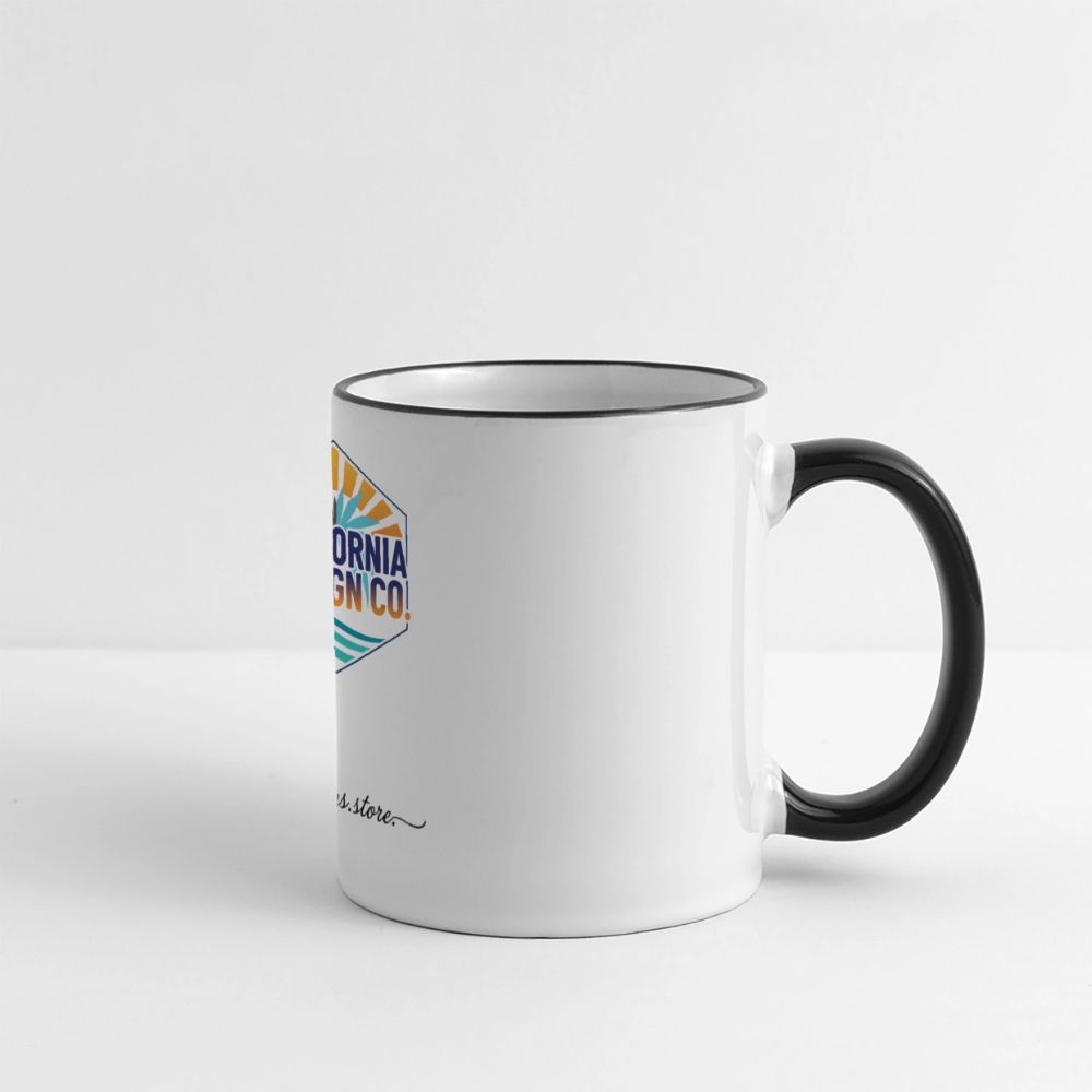 Panoramic Mug - white/black