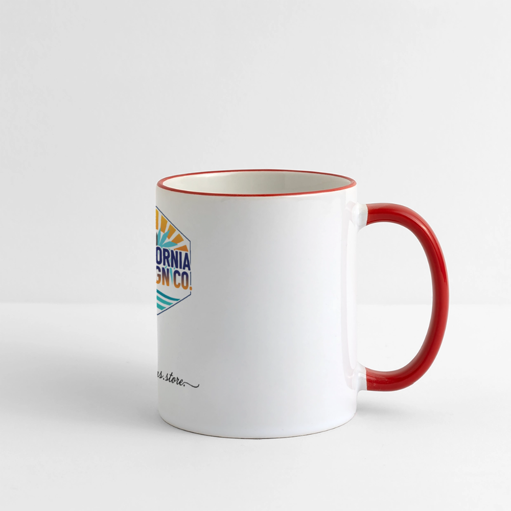 Panoramic Mug - white/red