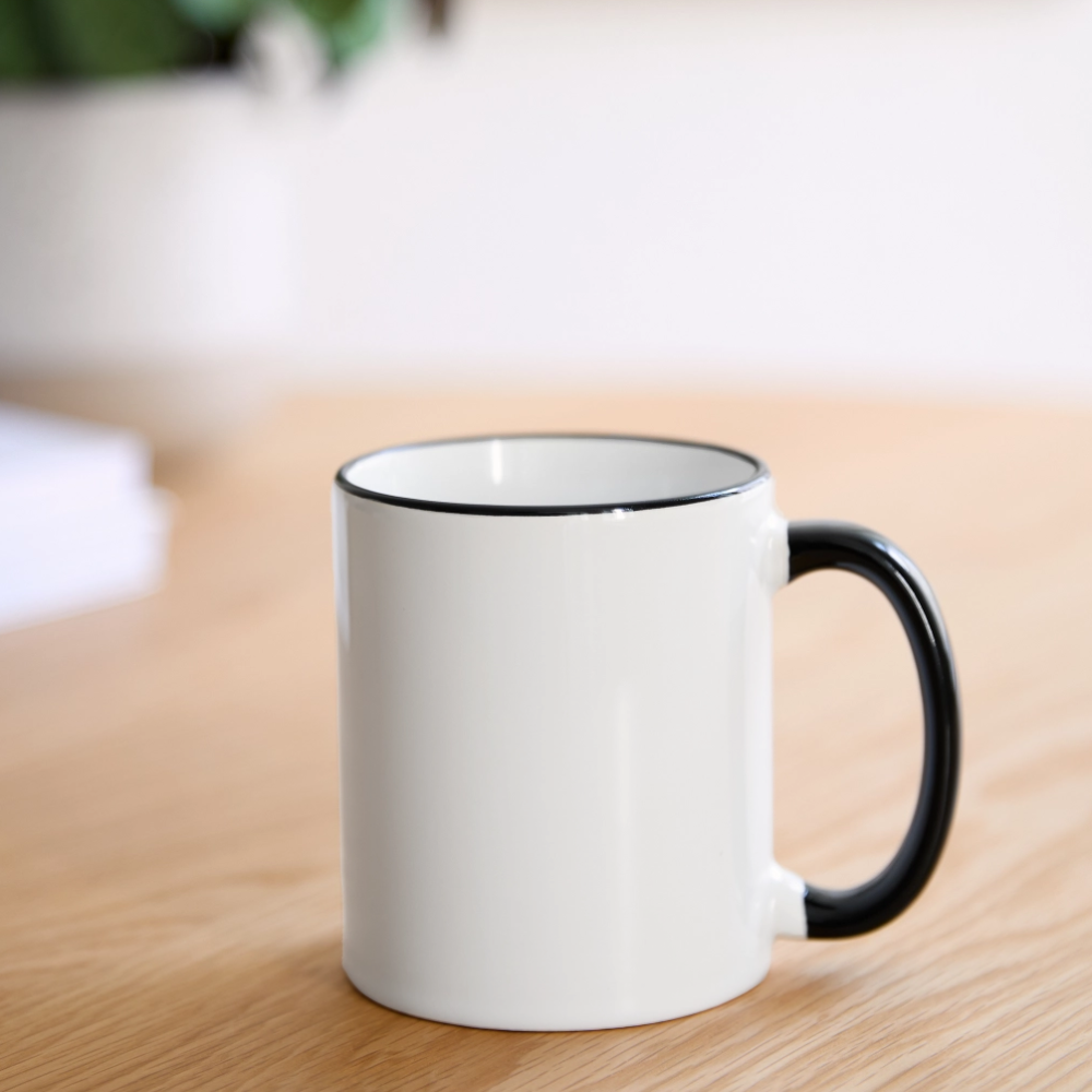 Panoramic Mug - white/black