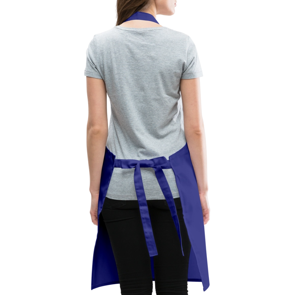 Cooking Apron MOM - royal blue