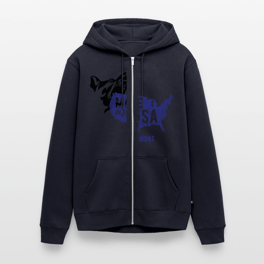 Men's Premium Hooded Jacket - navy