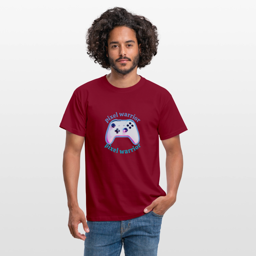 Men's T-Shirt PIXEL - brick red