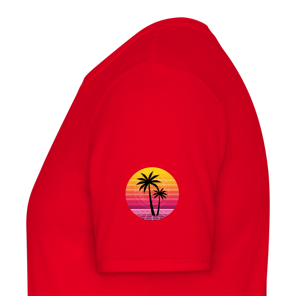 Men's T-Shirt beach - red