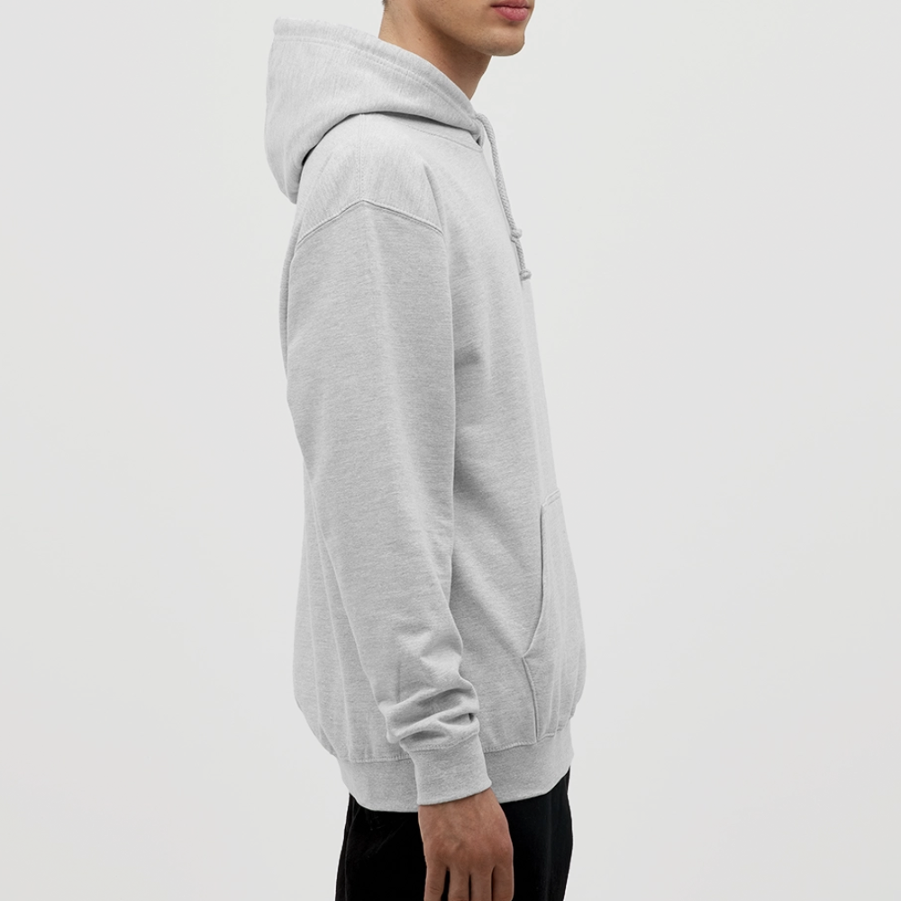Unisex Hoodie Never say never - light heather grey
