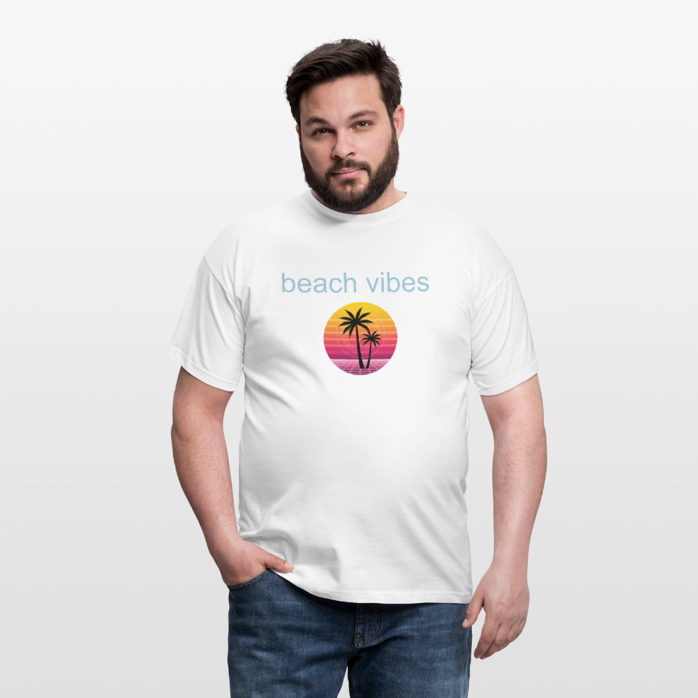 Men's T-Shirt beach - white