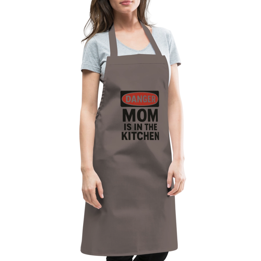 Cooking Apron MOM - grey
