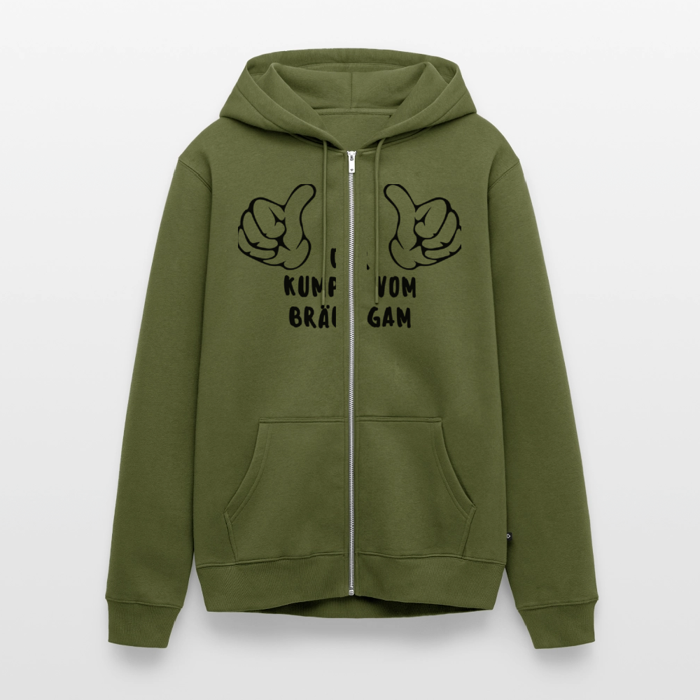 Men's Premium Hooded Jacket - khaki