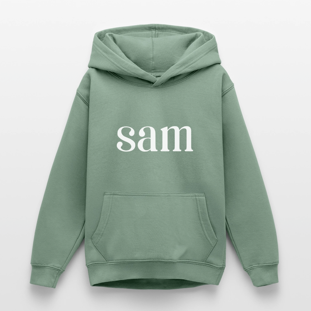 Teen Hoodie - steel green