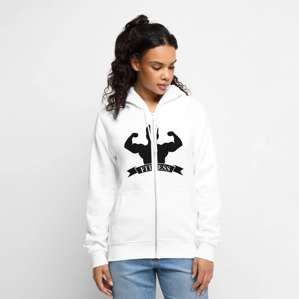 Men's Premium Hooded Jacket - white