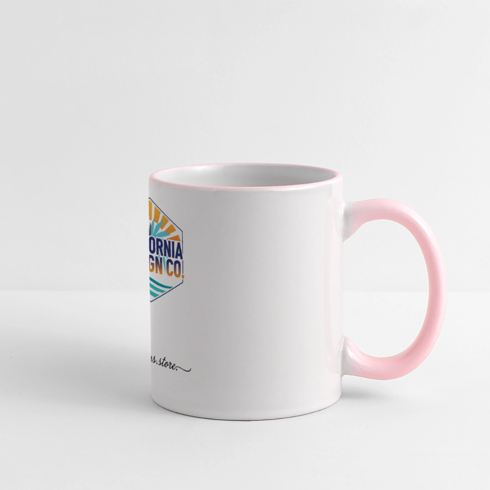 Panoramic Mug - white/pink