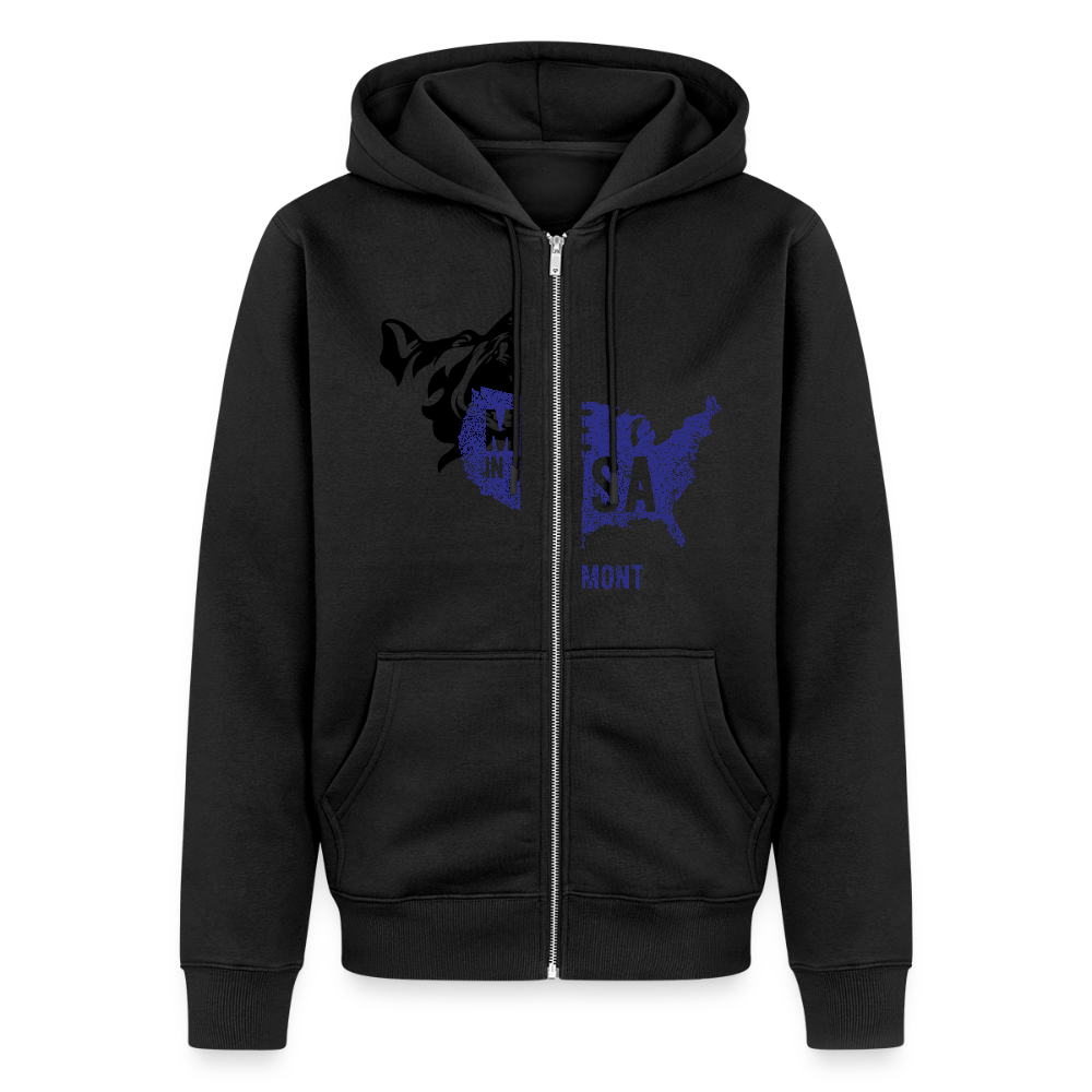 Men's Premium Hooded Jacket - black