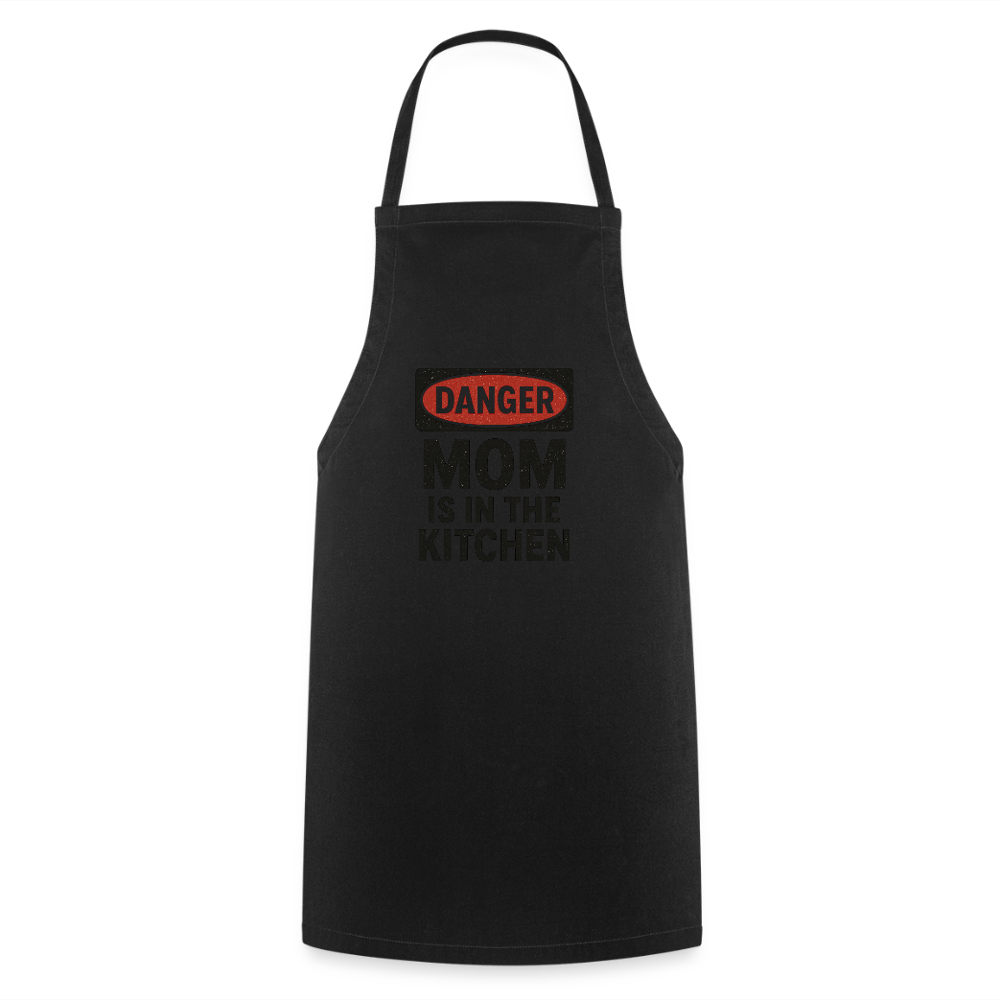 Cooking Apron MOM - black