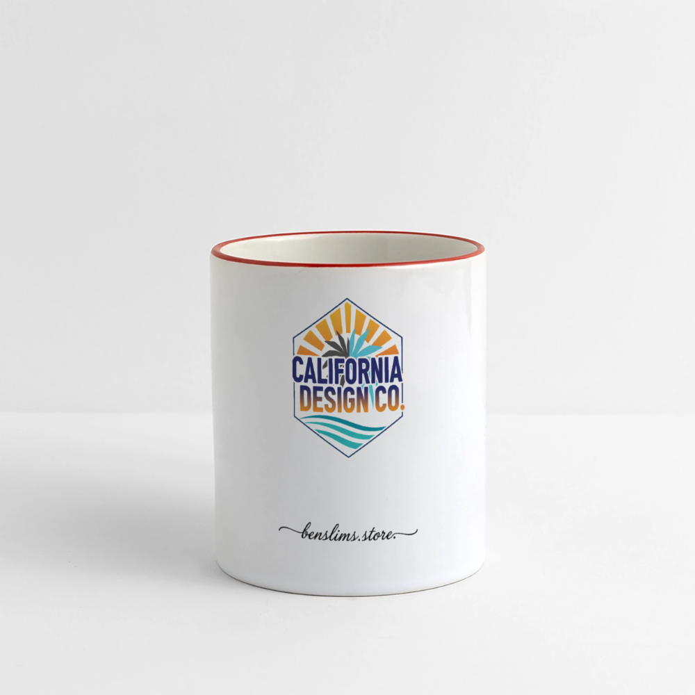 Panoramic Mug - white/red