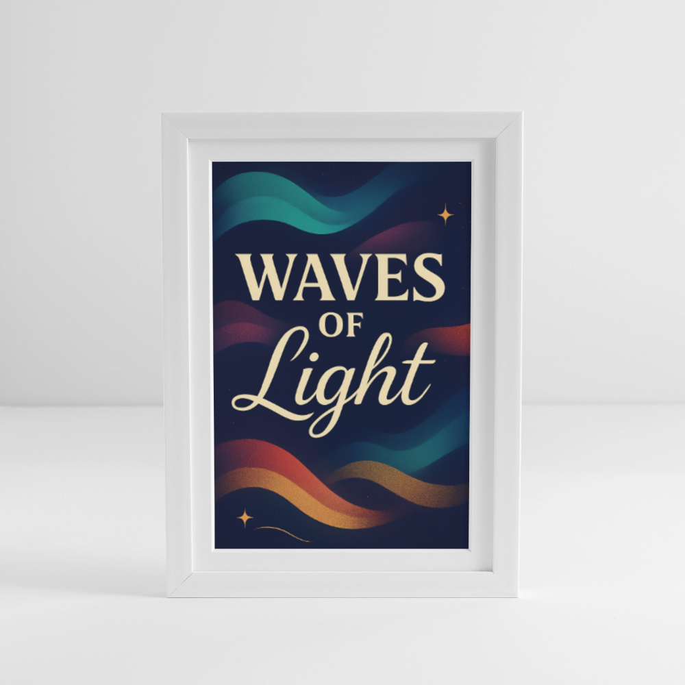 Framed poster (27 × 37 cm) - white