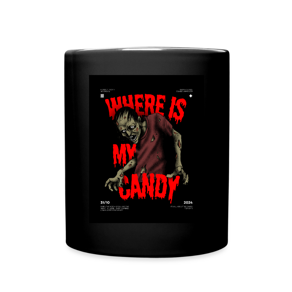 Full Colour Mug WHERE IS MY - black