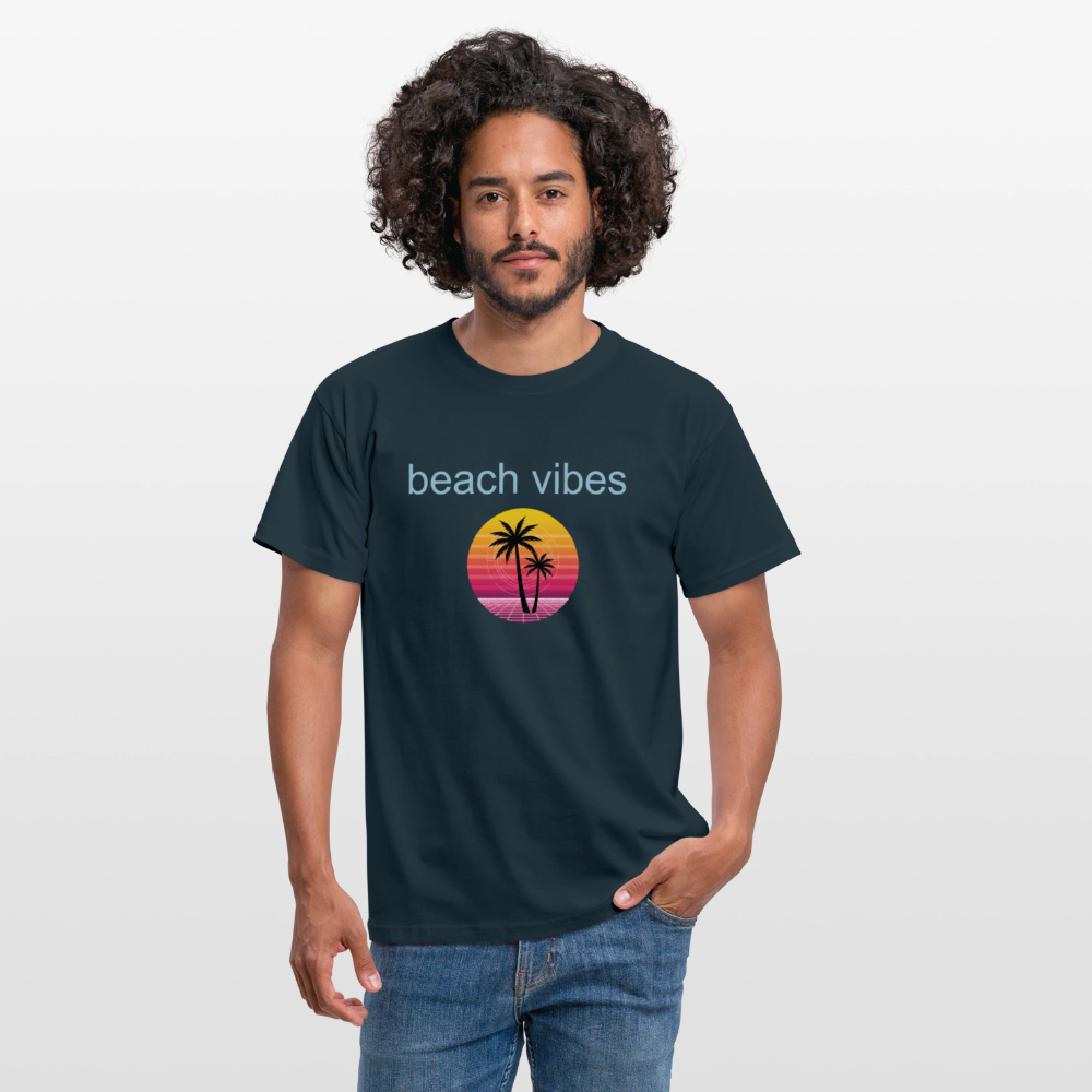 Men's T-Shirt beach - navy