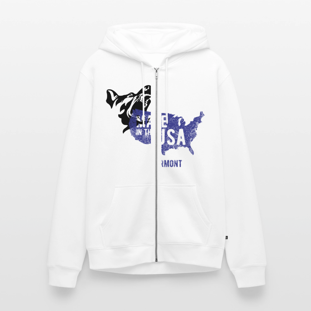 Men's Premium Hooded Jacket - white