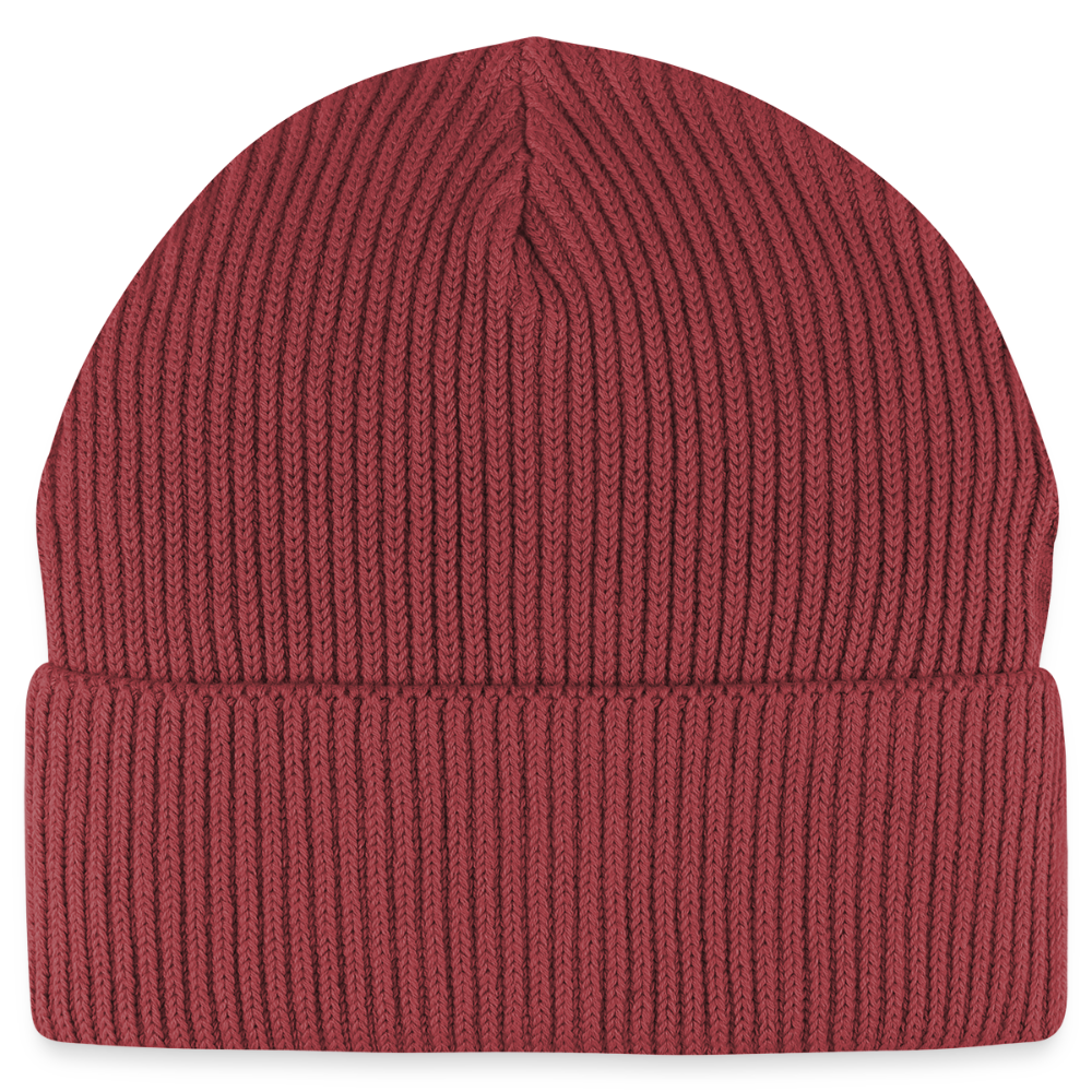 Stanley/Stella Unisex Organic FISHERMAN BEANIE - red earth