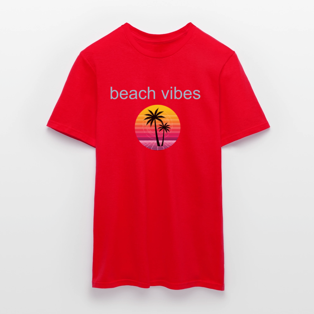 Men's T-Shirt beach - red