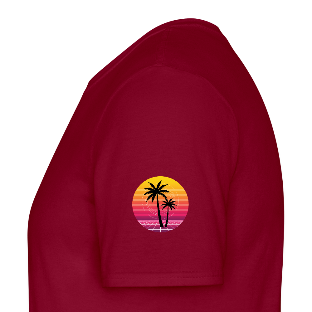 Men's T-Shirt beach - brick red