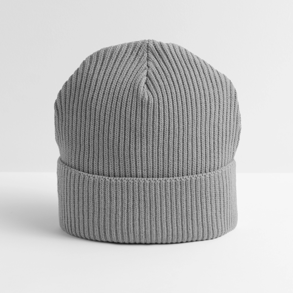 Stanley/Stella Unisex Organic FISHERMAN BEANIE - slub heather grey