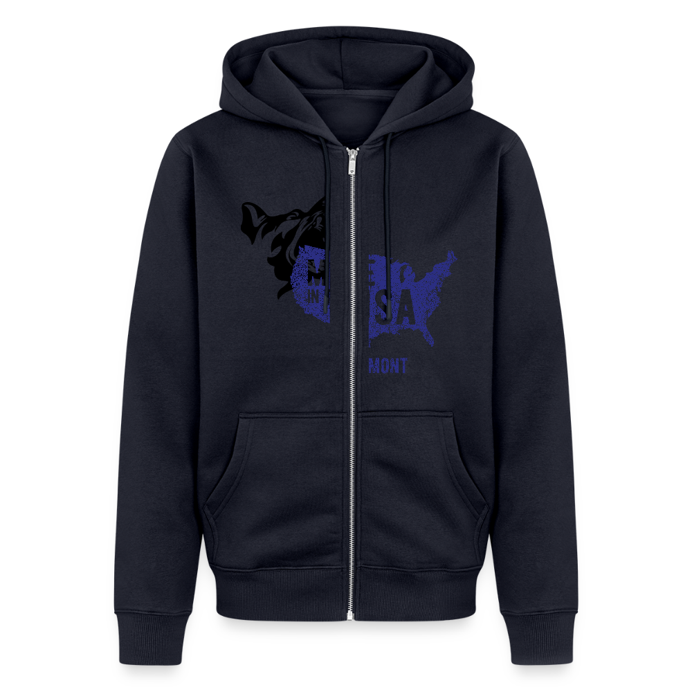 Men's Premium Hooded Jacket - navy