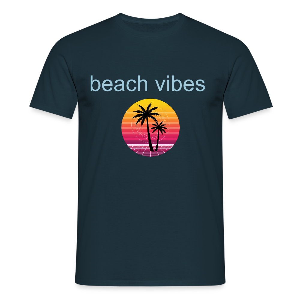 Men's T-Shirt beach - navy